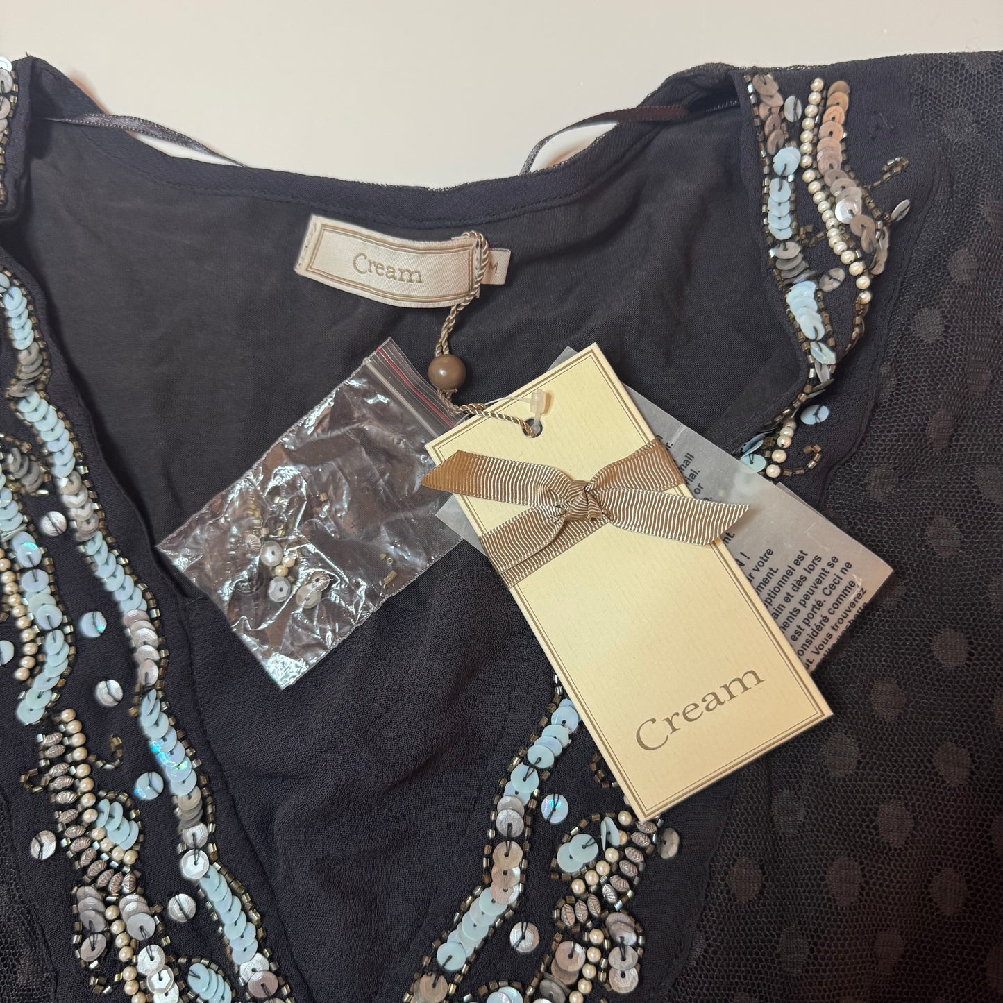 Embellished Y2K Tunic Top (M)