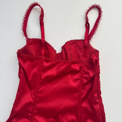Beautiful red corset (XS)