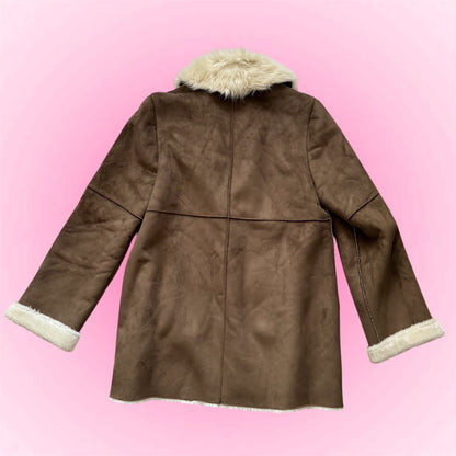 Brown afghan coat (L)
