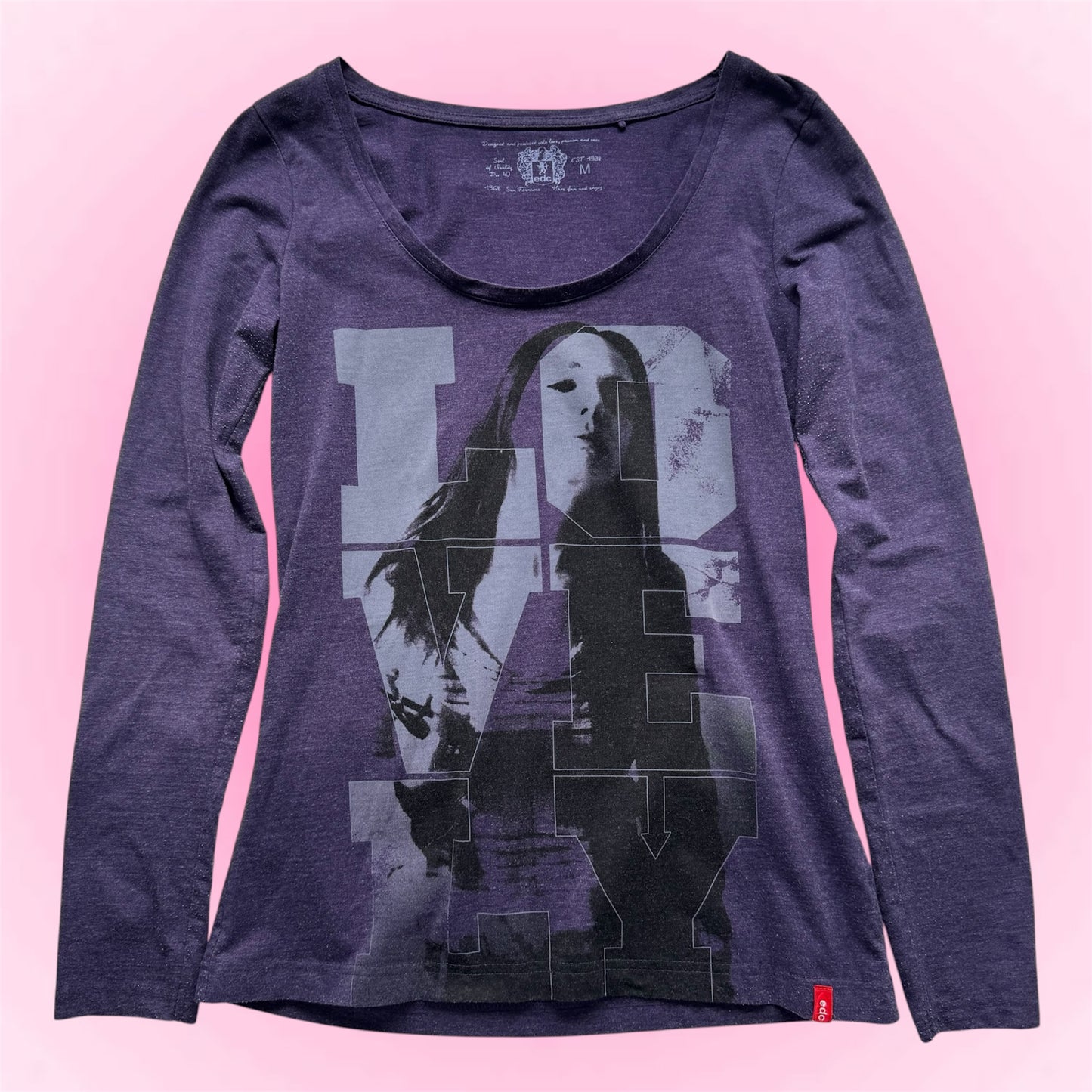 Purple Graphic Longsleeve (M)
