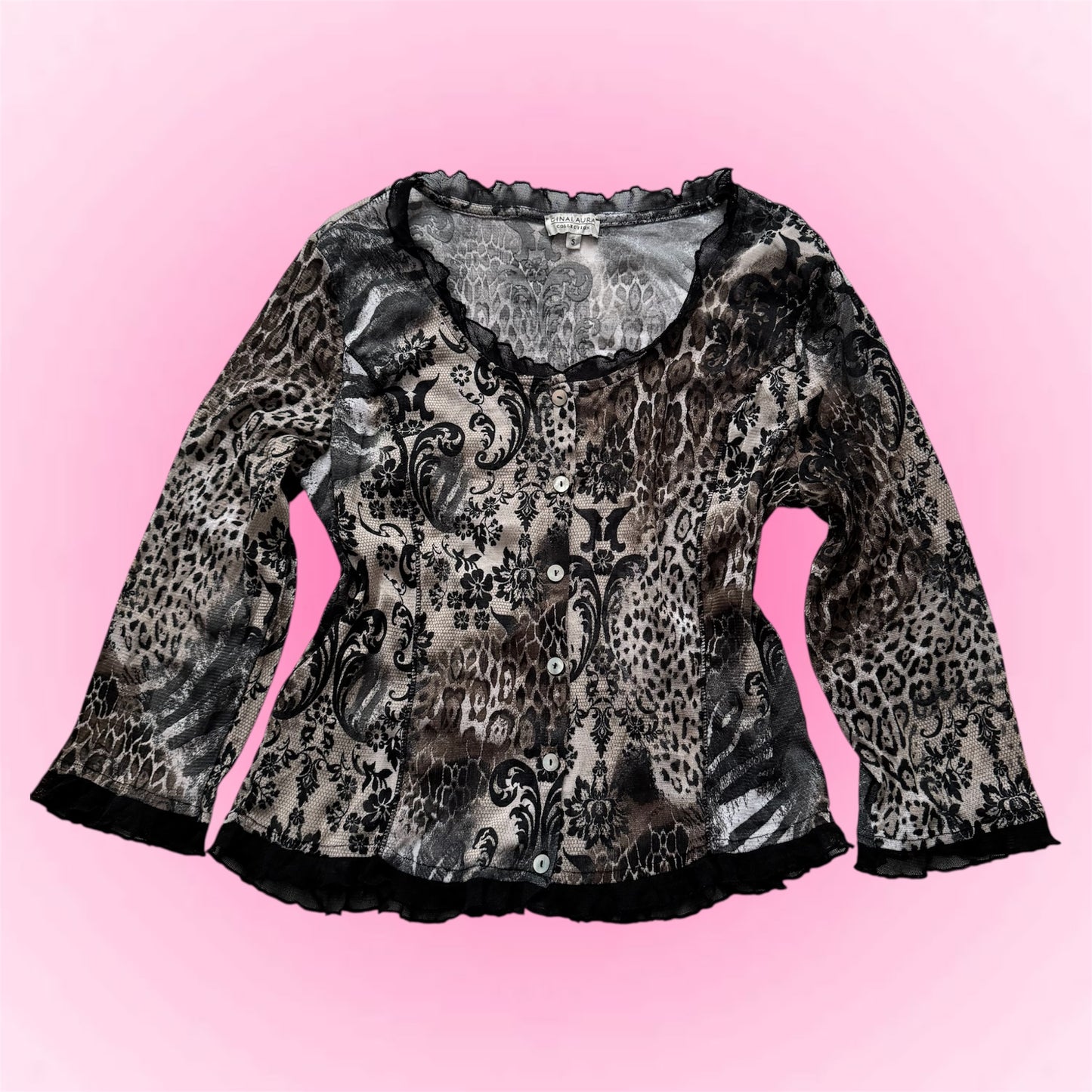 Black button up longsleeve (M)