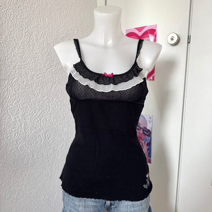 Black coquette Vive Maria Top (S)