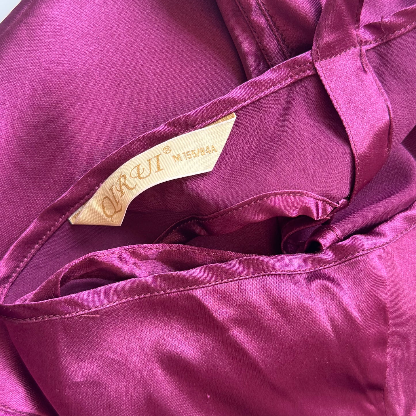 Pink Satin Ruffle Cami (S)