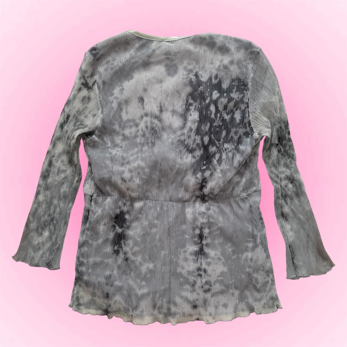 Grey coquette longsleeve (S/M)
