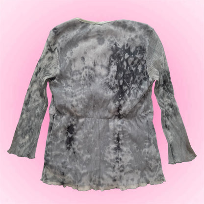 Grey coquette longsleeve (S/M)