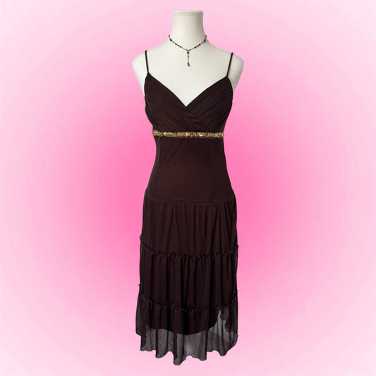 Brown Fairy Evening Dress (S)