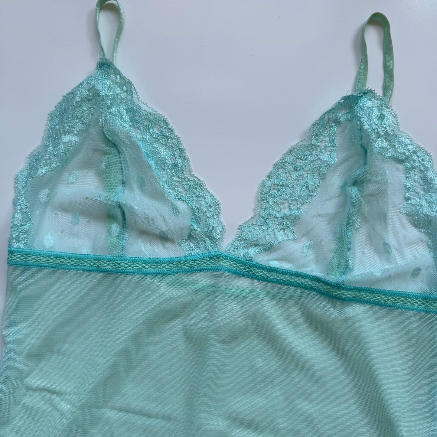 Blue mesh Top (M)