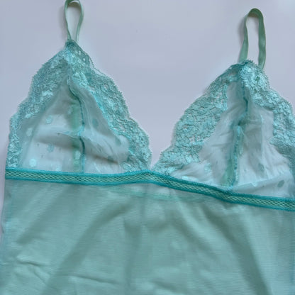 Blue mesh Top (M)