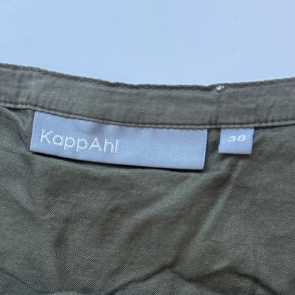 Khaki Y2k Maxi Skirt (M)