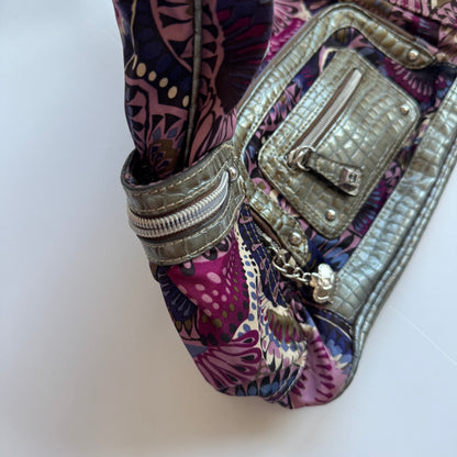 Kathy Van Zeeland Purple Shoulder Bag
