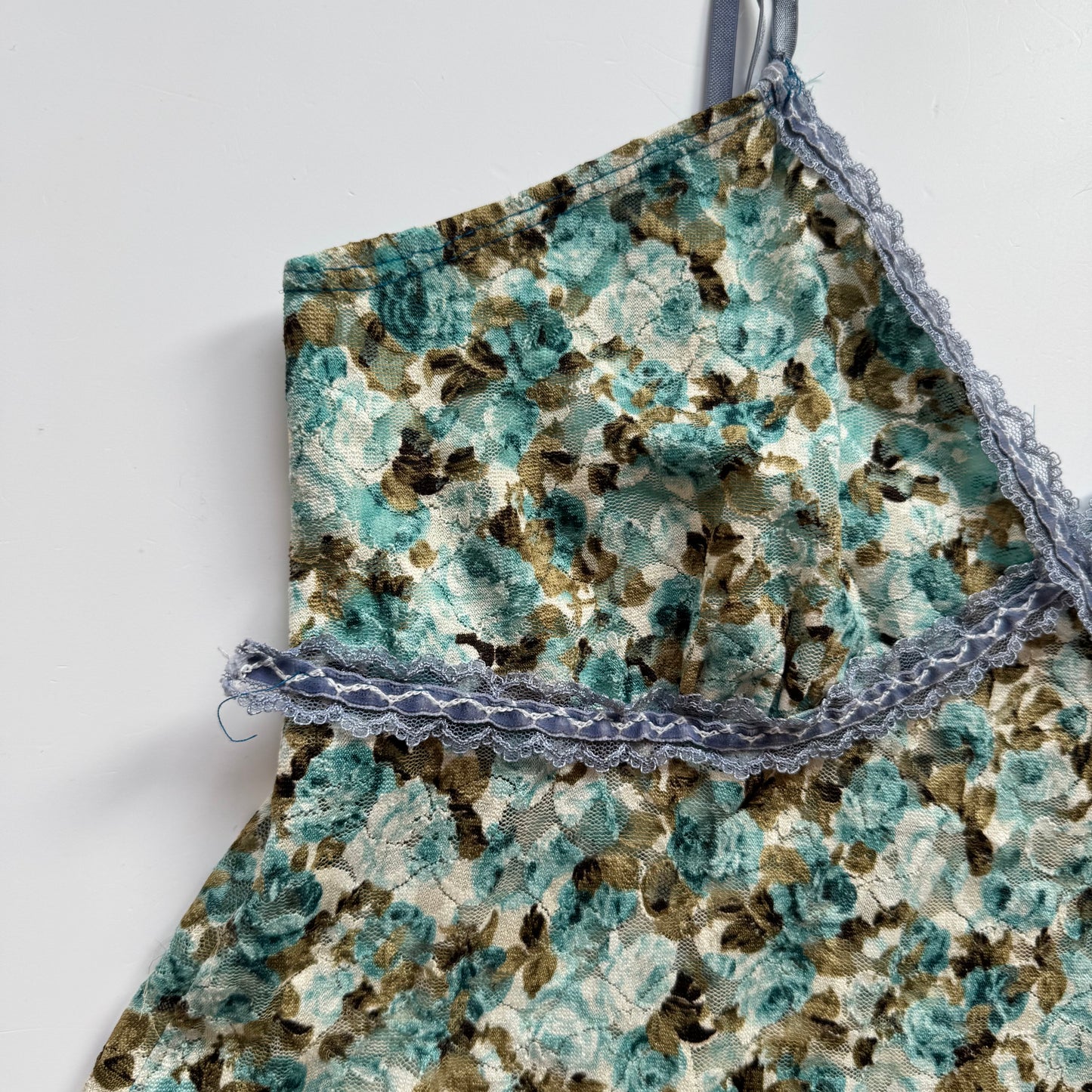 Blue Floral Cami Top (M)