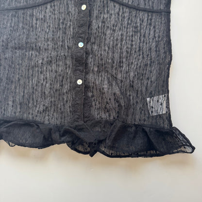 Black Y2K top (M)