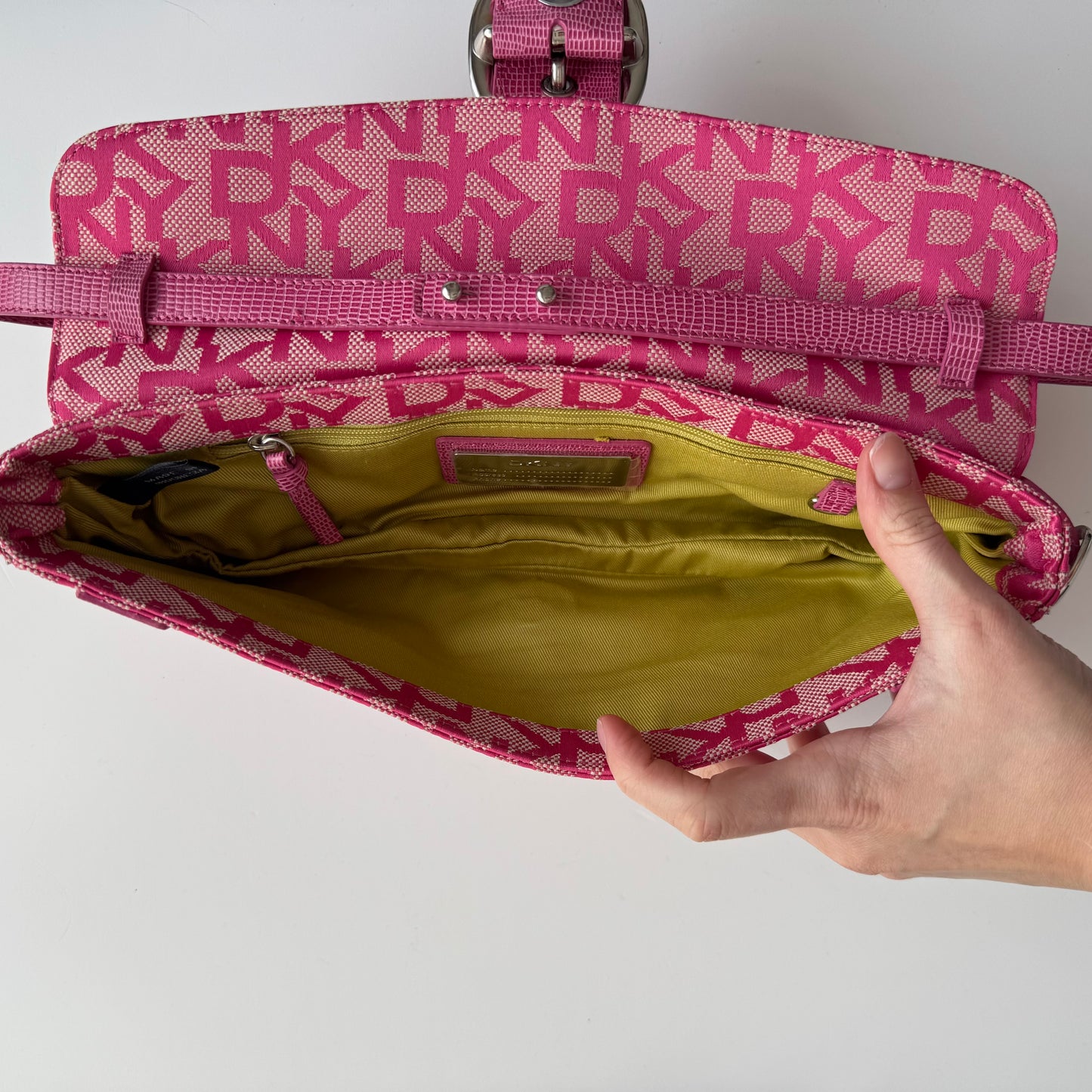 Pink DKNY shoulder bag