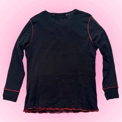Vintage Y2k mesh shirt (S)