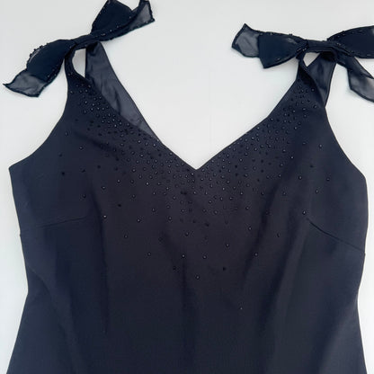 Black elegant cute dress (M)