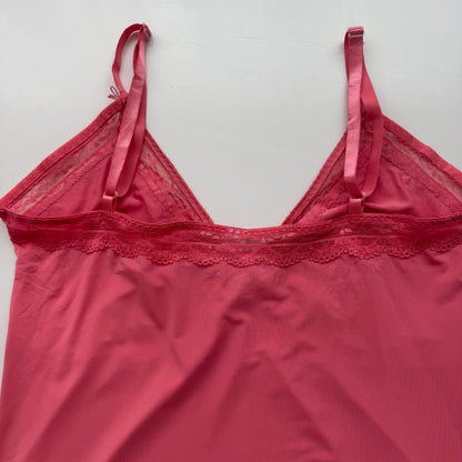 Pink Lace Coquette Cami (M)