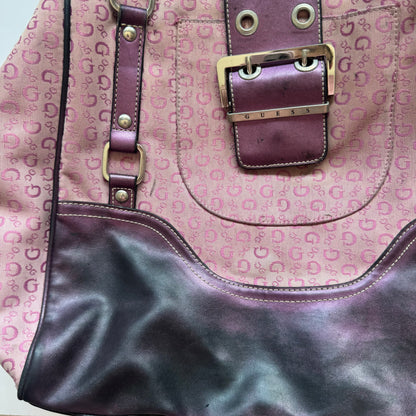 Pink Monogram Y2K Shoulder Bag