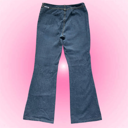 Vintage Y2K belt jeans (S)