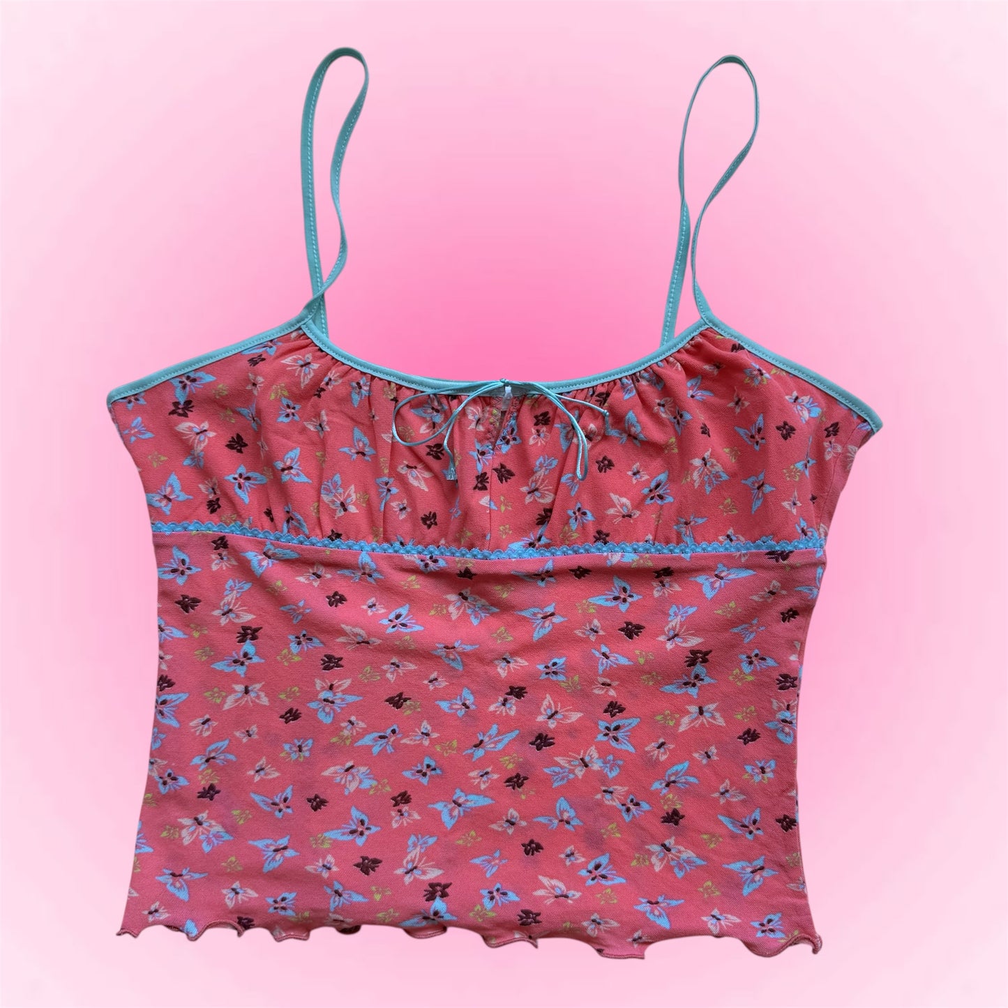 Pink butterfly top Kookai (M)