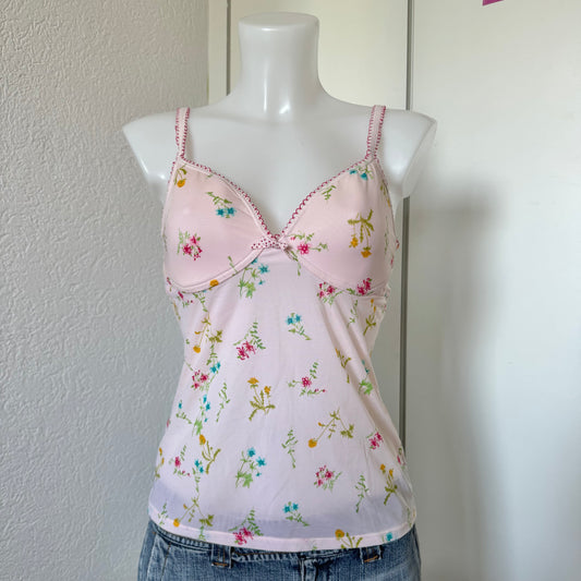 Floral Corset Cami Top (M)