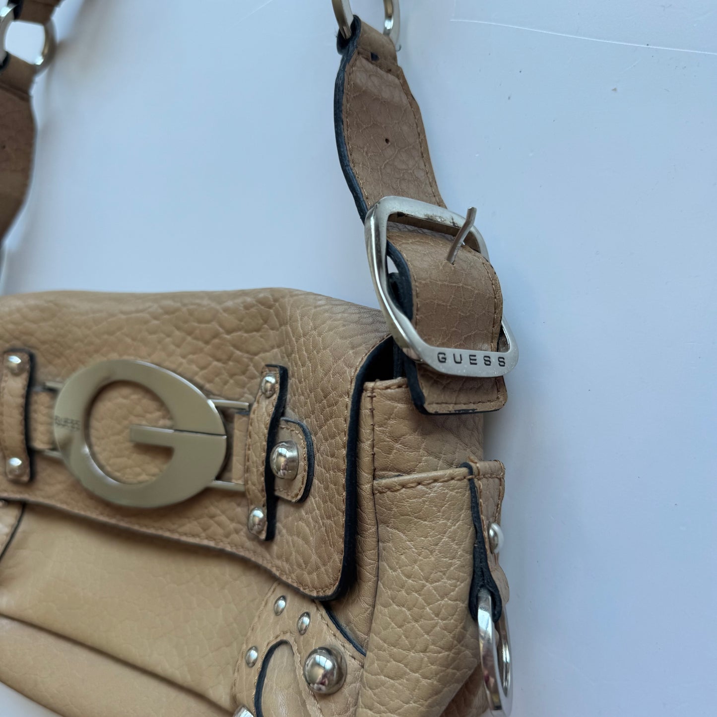 Y2k Tan Shoulder Bag