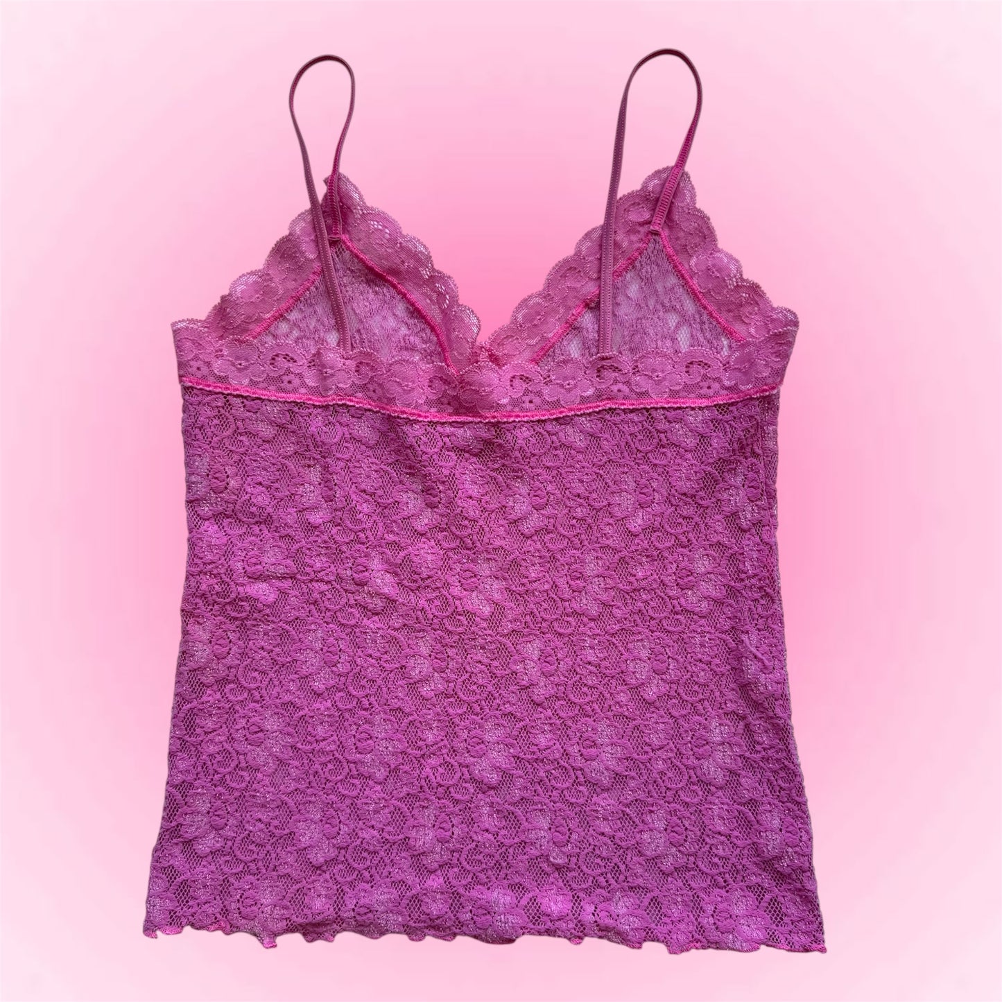 Pink lace Cami Top (S)