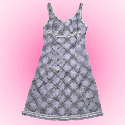 Lavender vintage slip dress (S)