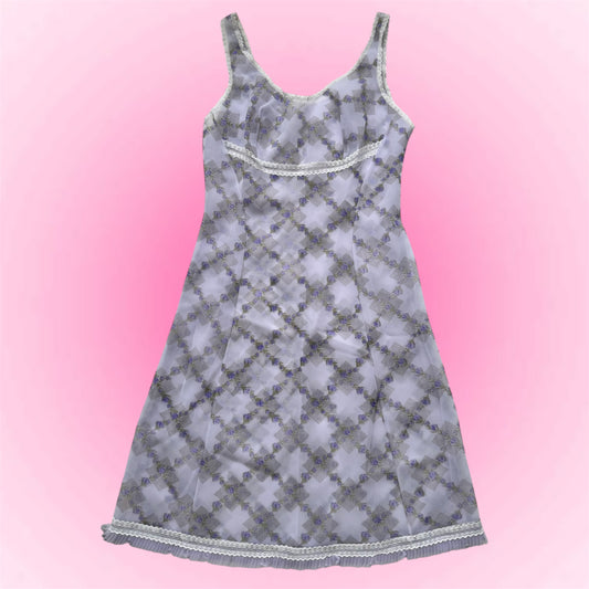 Lavender vintage slip dress (S)