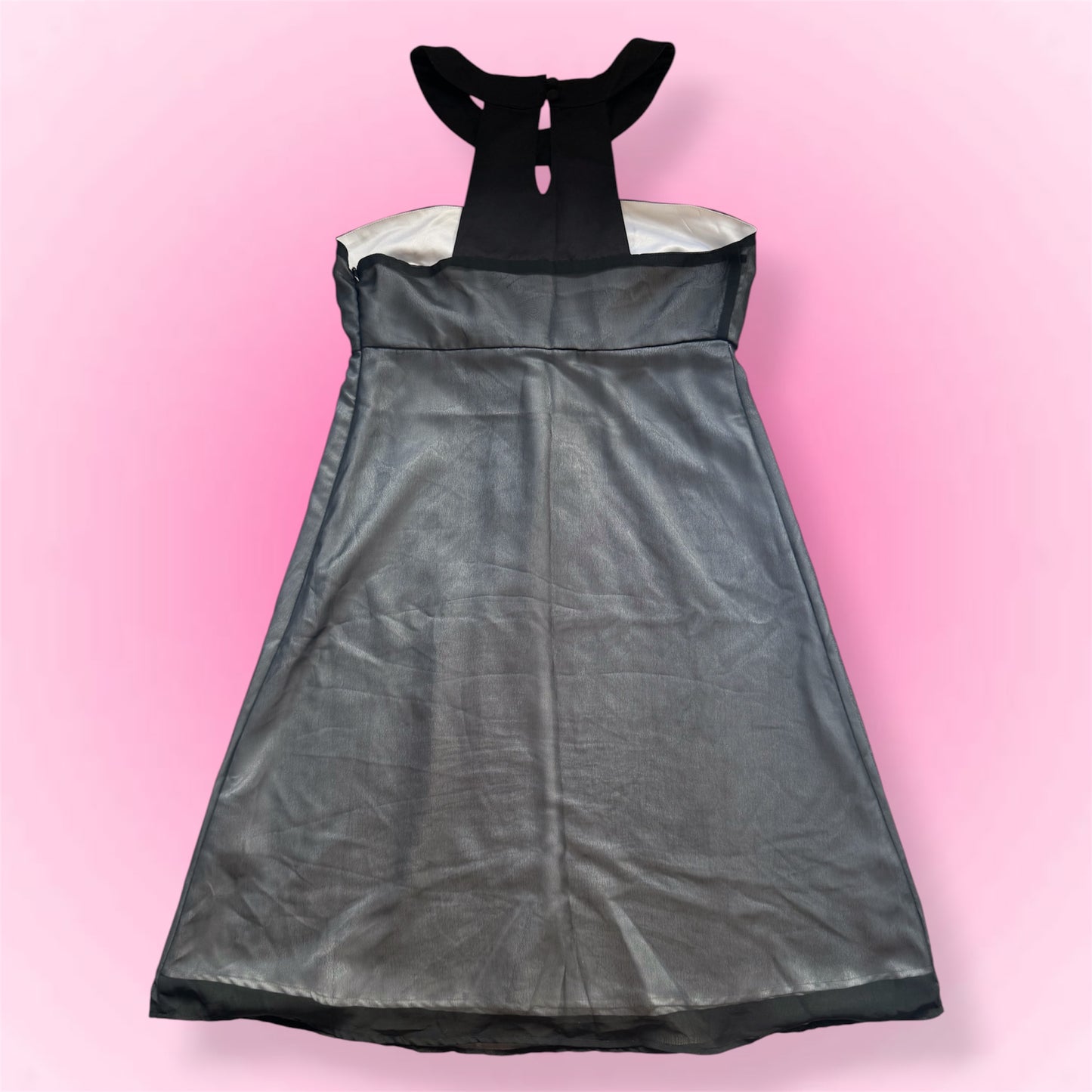 Black Sheer Vintage Dress (M)