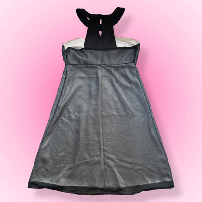 Black Sheer Vintage Dress (M)