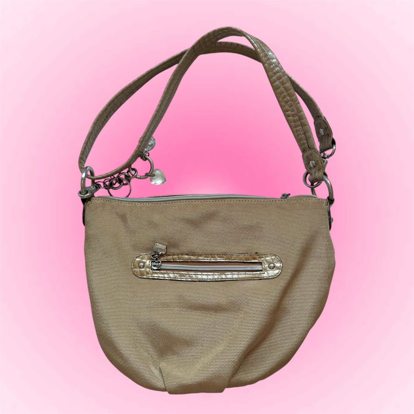 Kathy Van Zeeland Brown Shoulder Bag