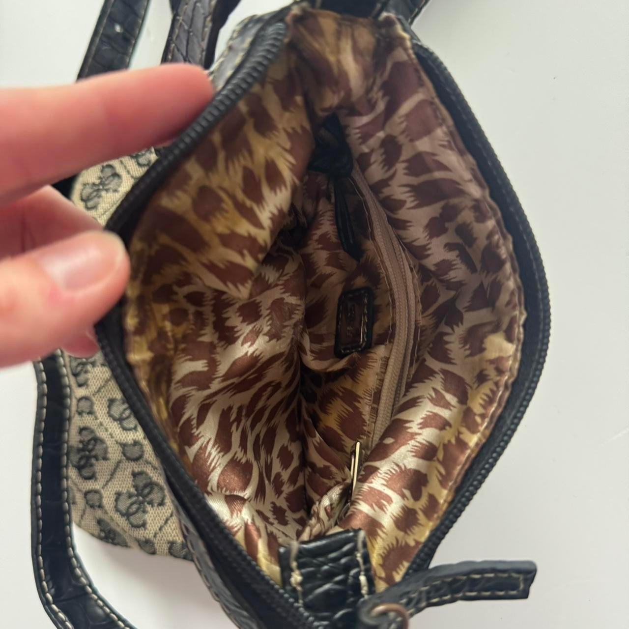 Y2k brown crossbody bag