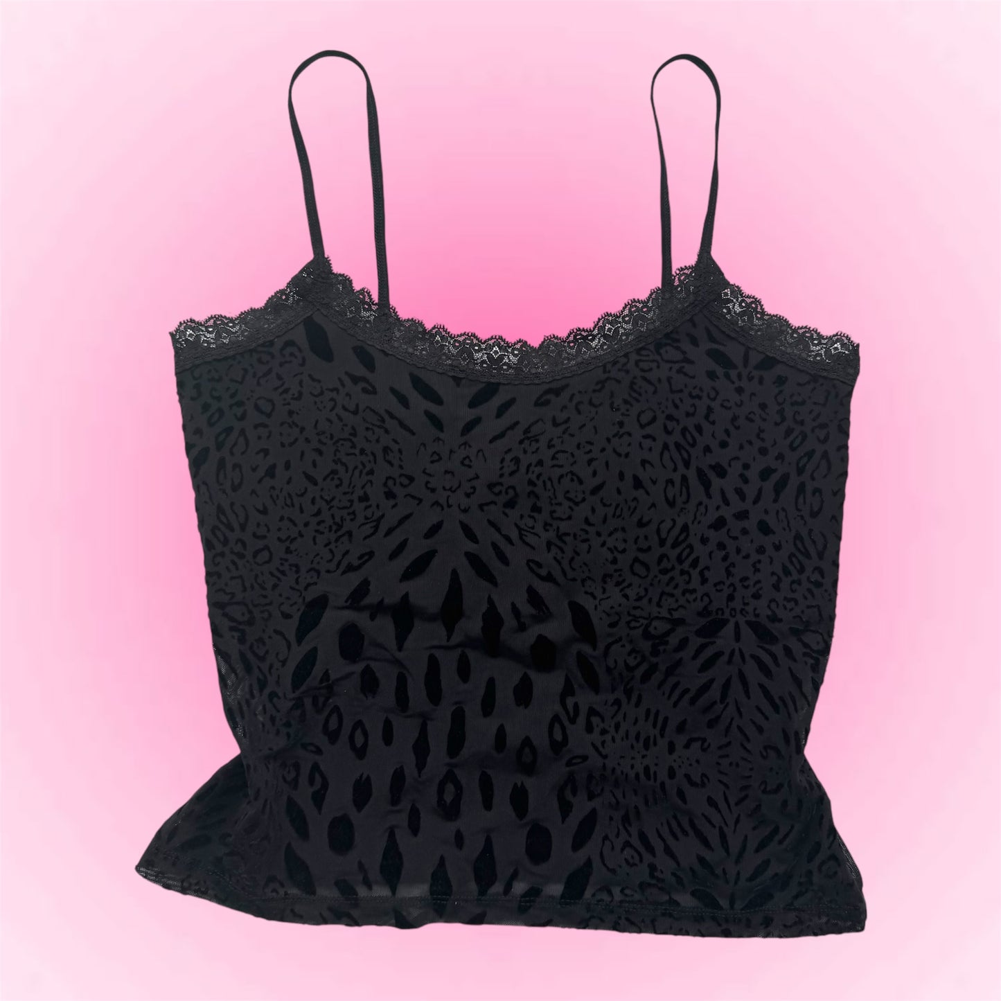 Black mesh top (S)