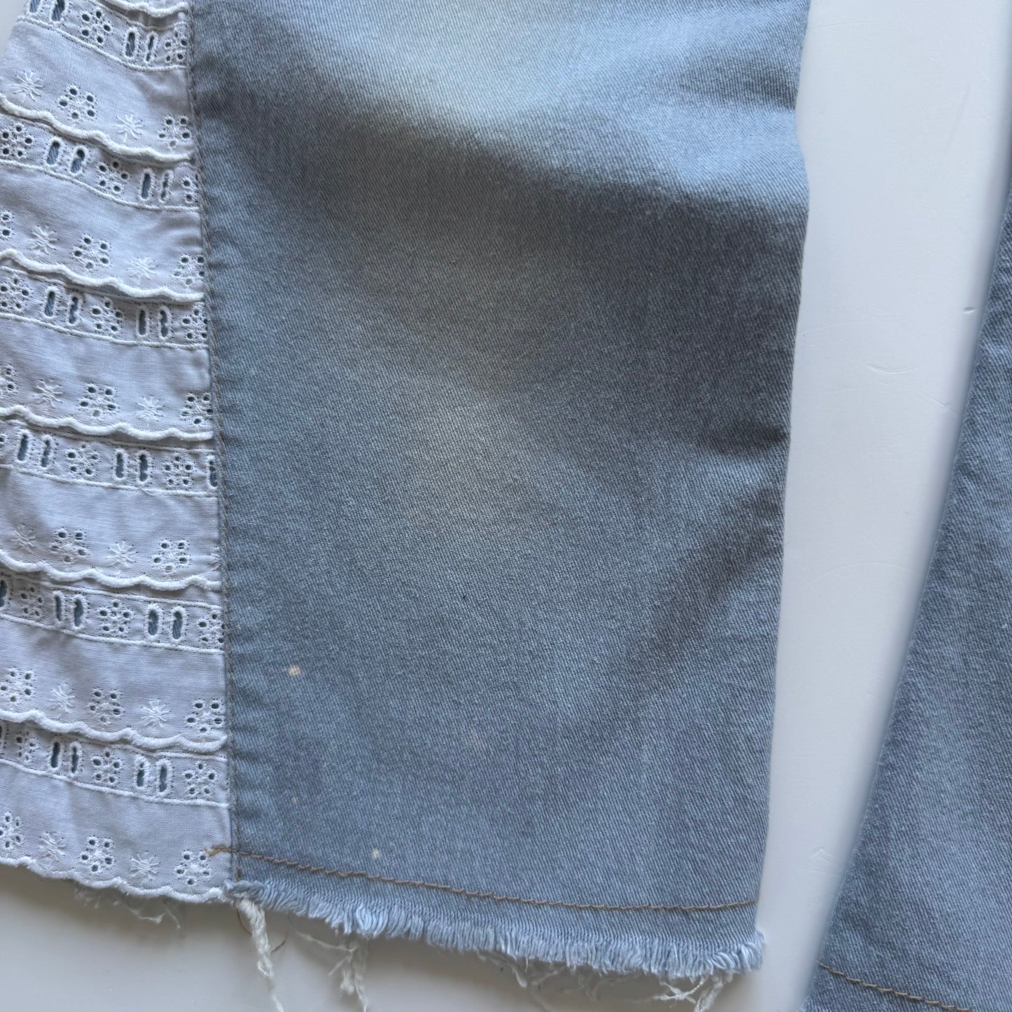 Lace Flared Jeans (XS)