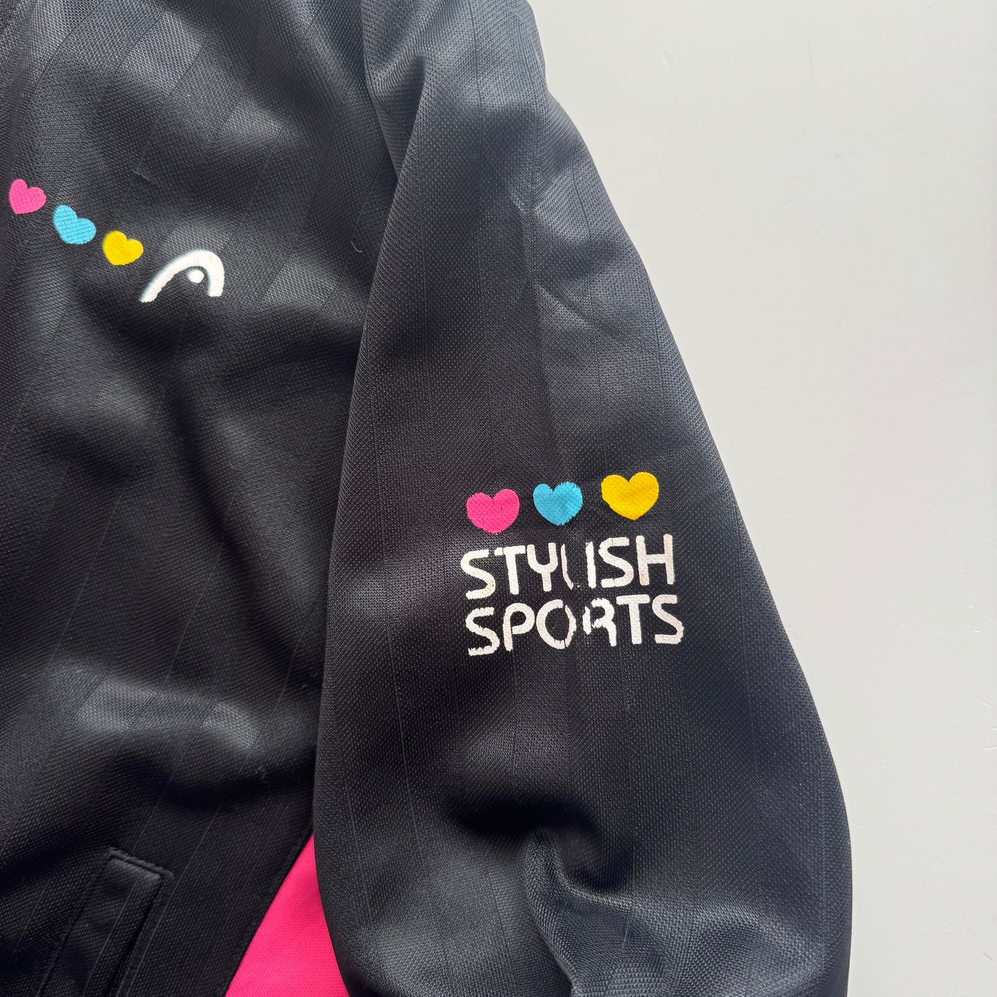 Black& Pink Track Jacket (XS)