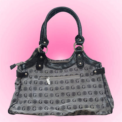 Grey Monogram Bag