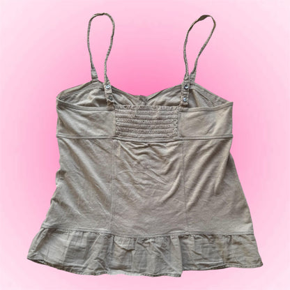 Grey Y2k Top (S)