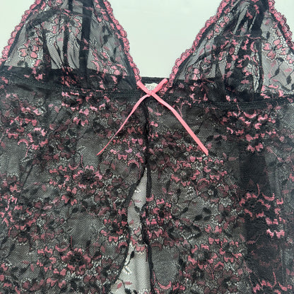 Black Lace Babydoll Cami (S)
