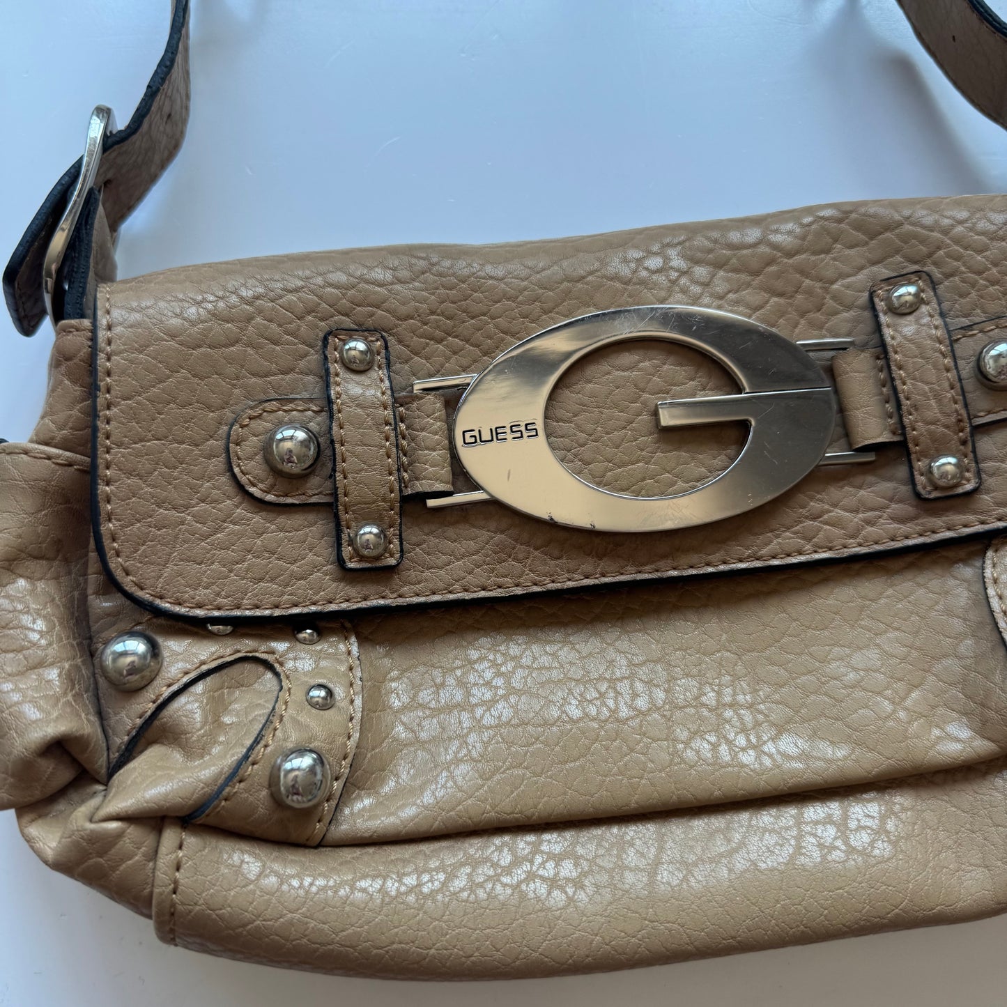 Y2k Tan Shoulder Bag