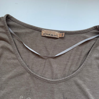 Grey Fairy Ruffle Hem Dress (M)