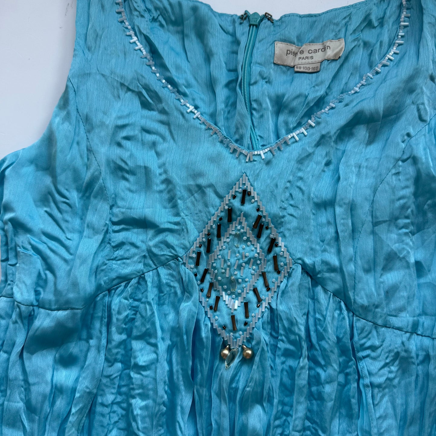 Turquoise Embellished Fairy Top (XS/S)