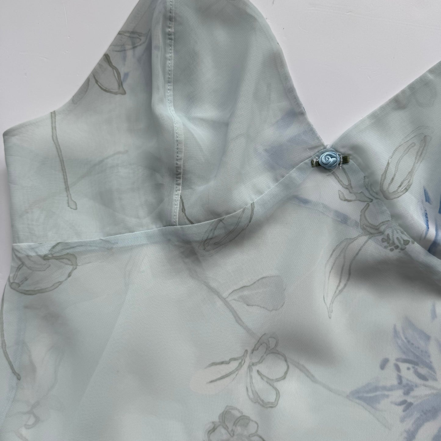 Blue Floral Y2K Cami Top (L)