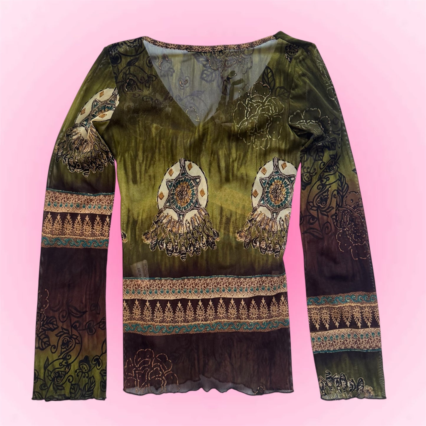 Sheer Boho Longsleeve (S)