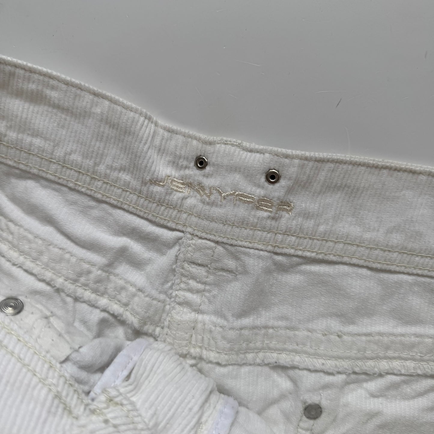 White Y2K Mini Skirt (S)