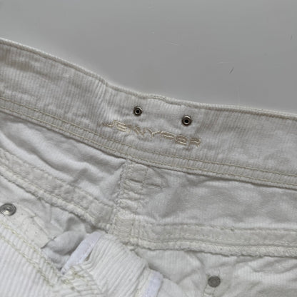 White Y2K Mini Skirt (S)