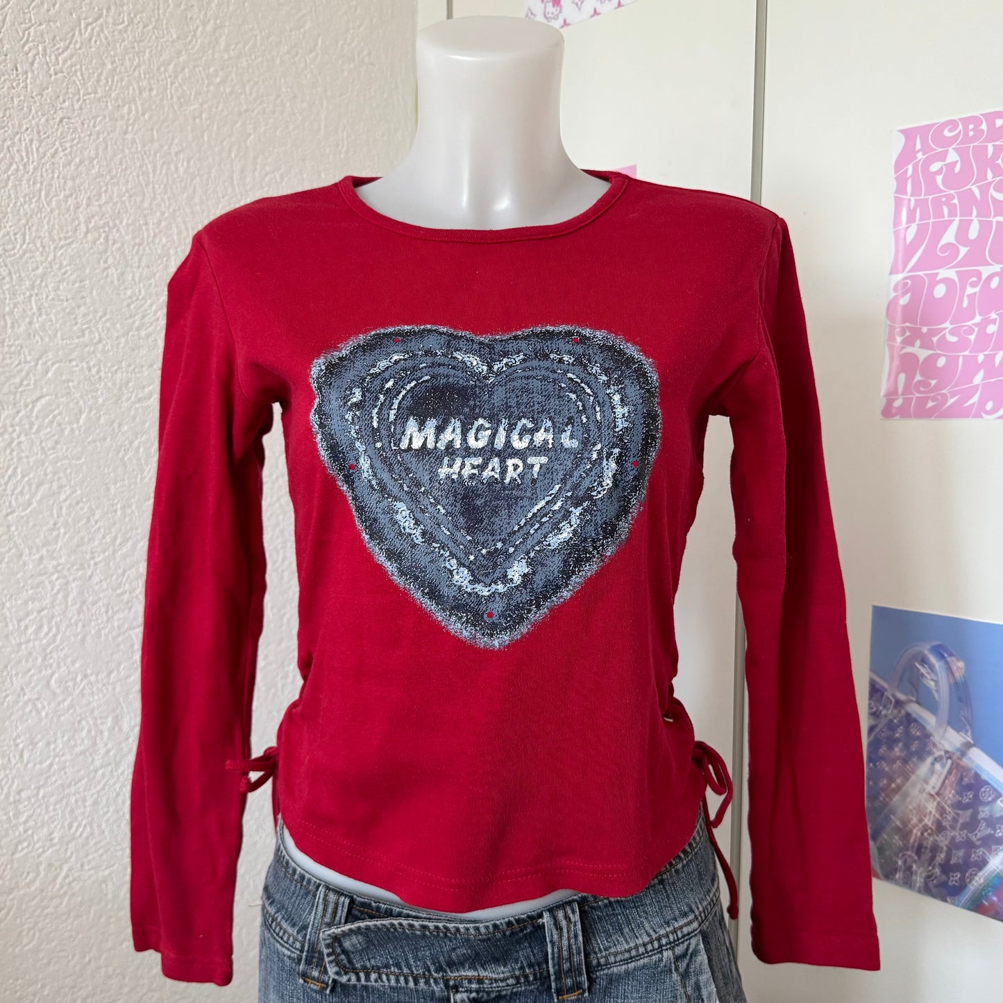 Heart graphic longsleeve (XS/S)