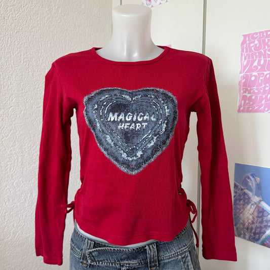 Heart graphic longsleeve (XS/S)