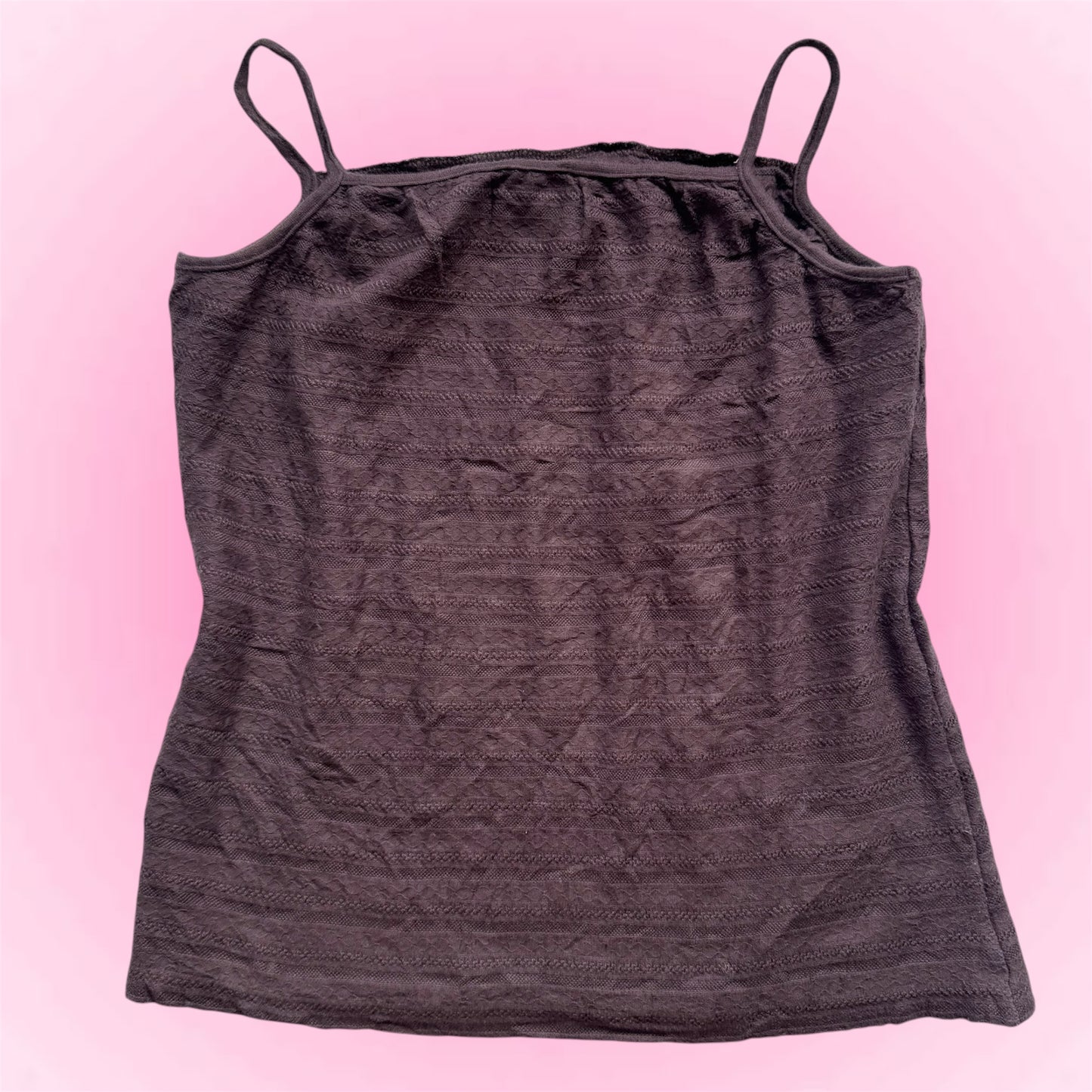Brown Y2K Cami Top (M)