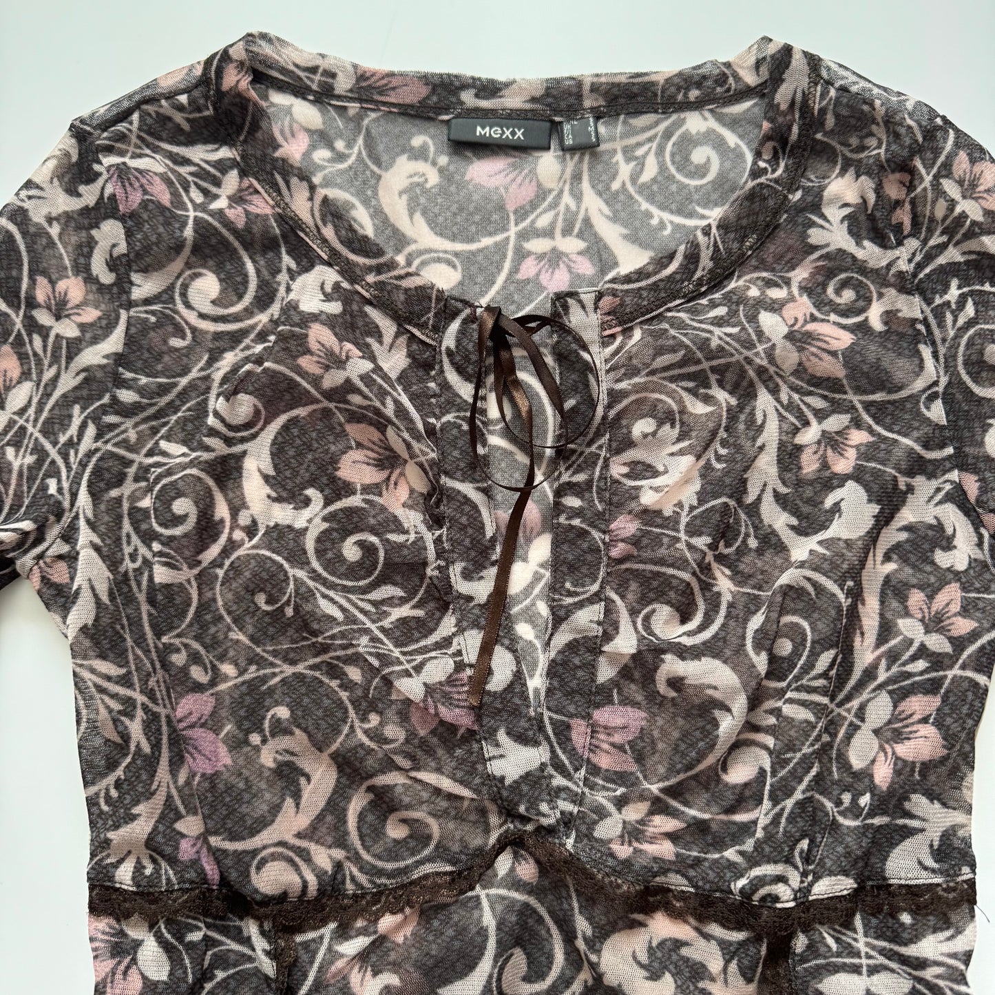 Brown coquette longsleeve (S)