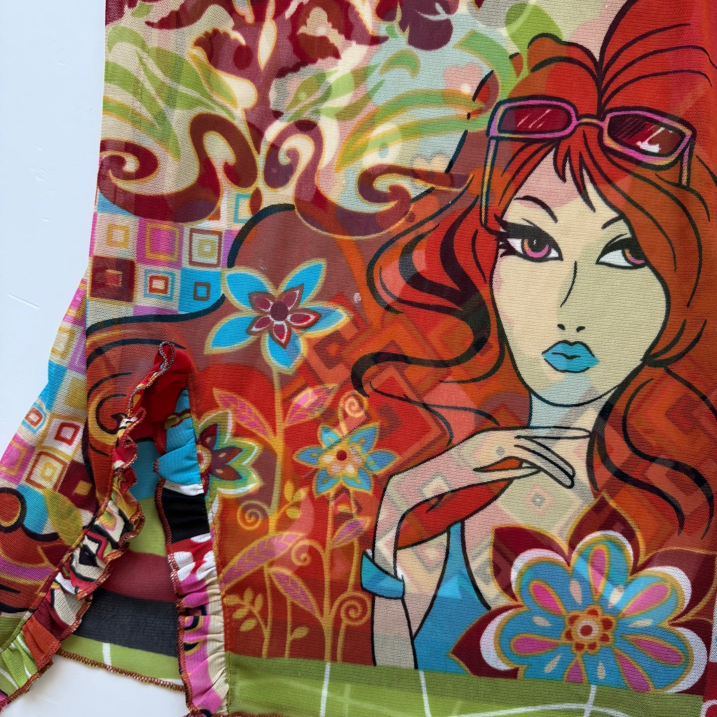 Y2K Graphic Fairy Top (S)